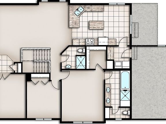 Woody Creek Main Level Floorplan