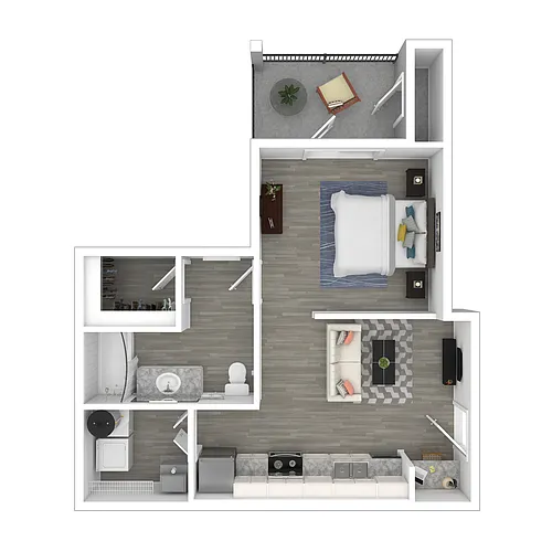 Floor plan Eff