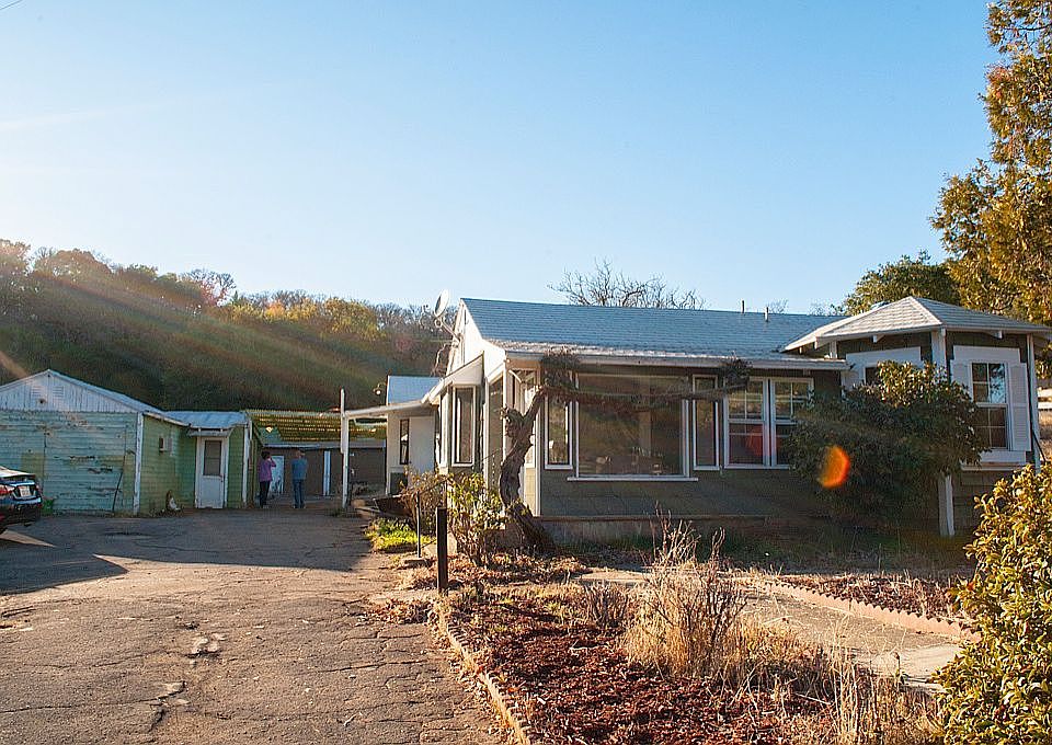 Main house, art studio, barn