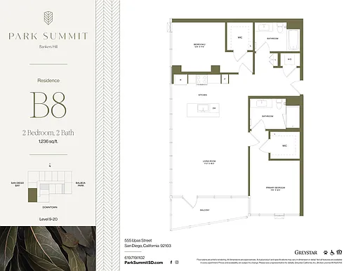 Floor plan Park summit _B8