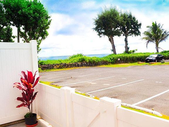 View from your own private lanai. One assigned stall directly outside unit for easy access.