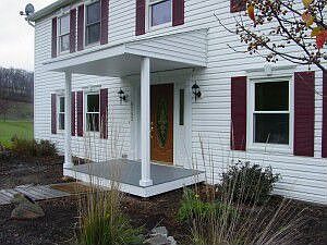 Nice porch on the front