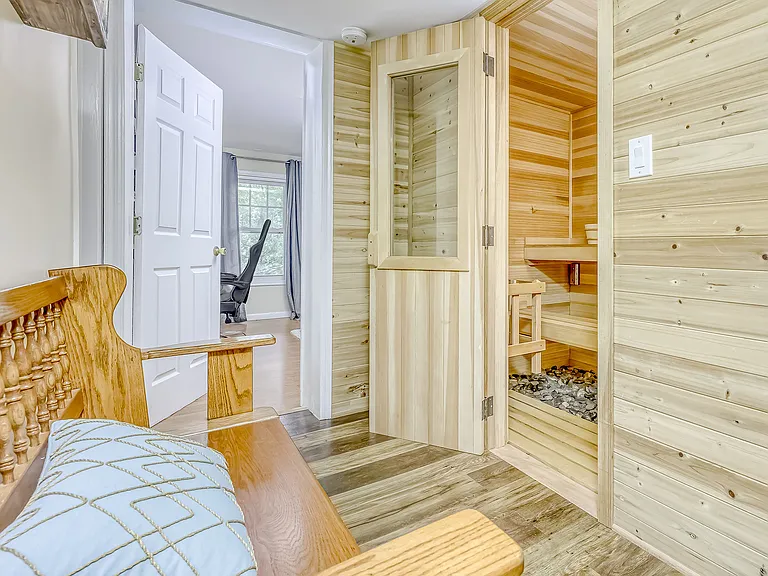 Basement sauna