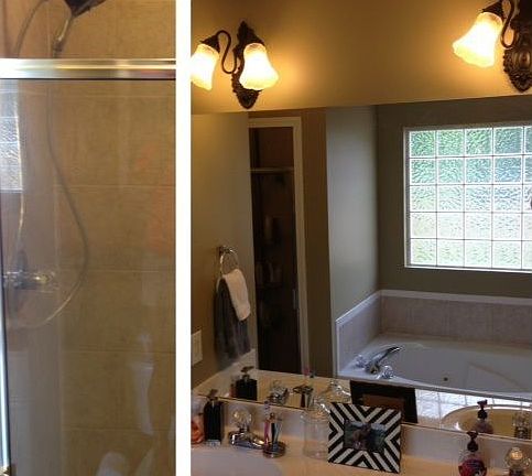 Master bath shower/tub
