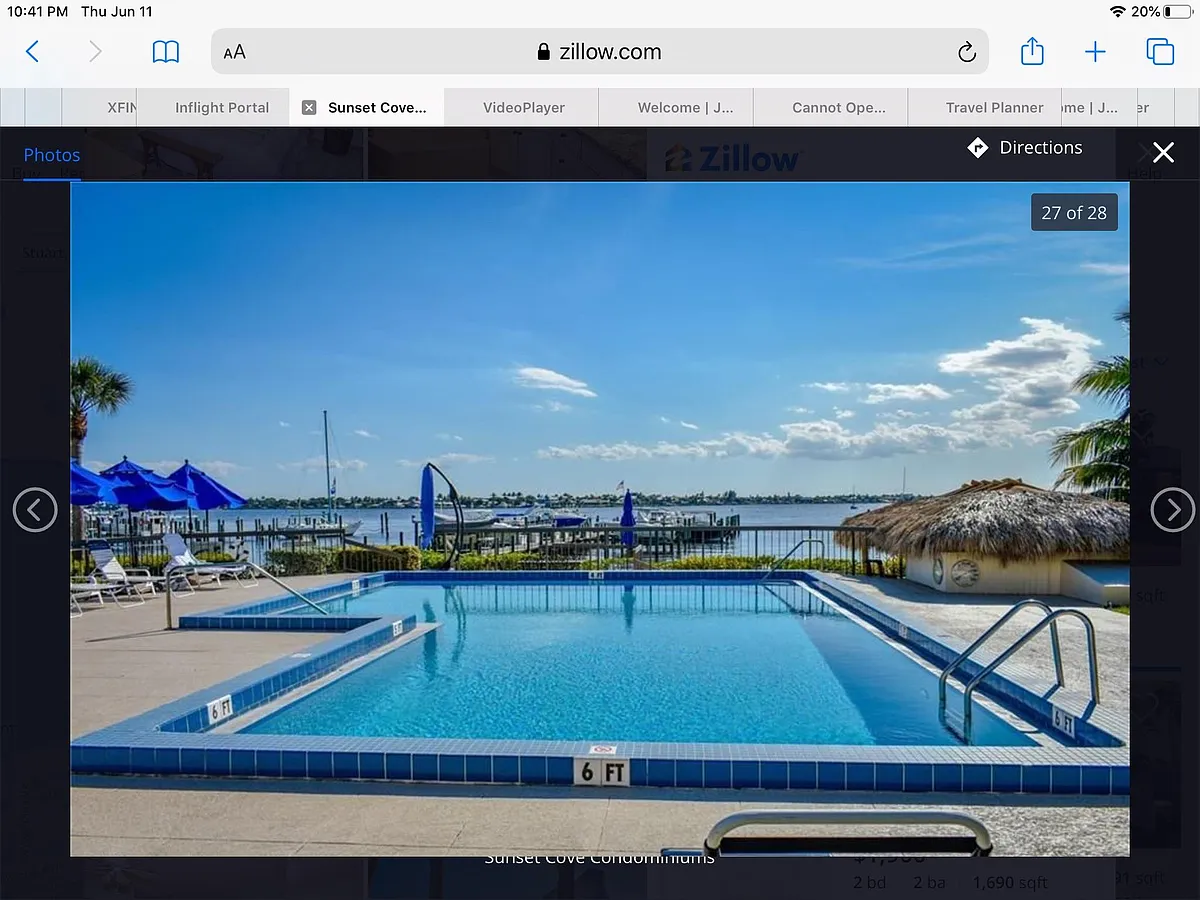 Photo 2 of 25 - 625 NW North River Dr #305 - Stuart, FL Beautifully maintained pool and hot tub - 625 NW North River Dr #305
