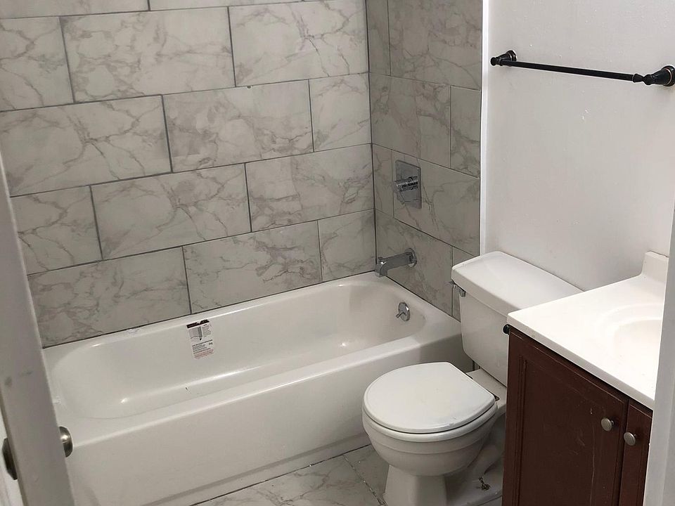 Renovated porcelain bathroom