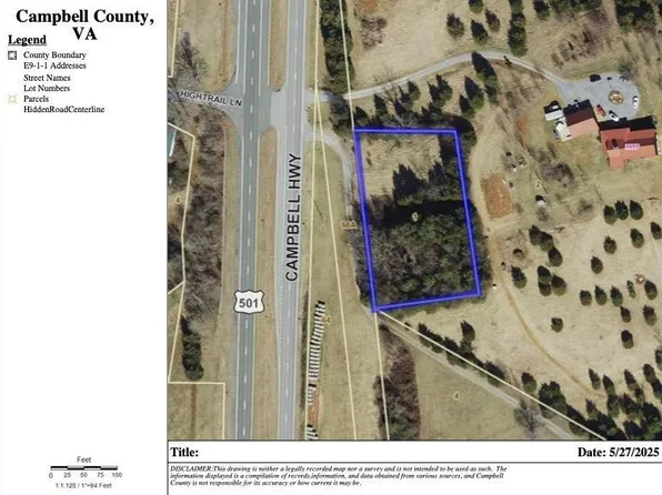 0 Campbell Hwy Lot 1, Lynchburg, VA 24501