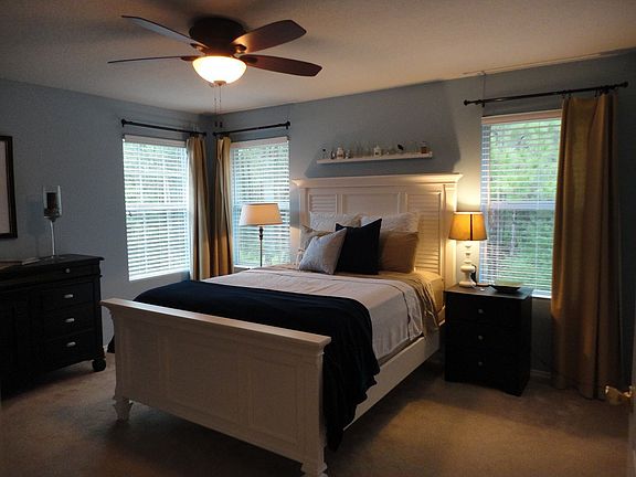 Master Bedroom facing wooded area