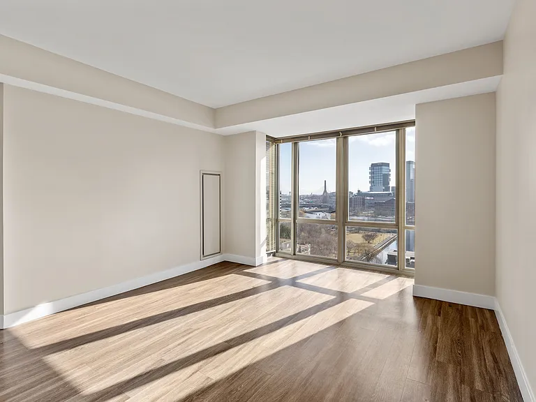 Spacious living room with ample natural light