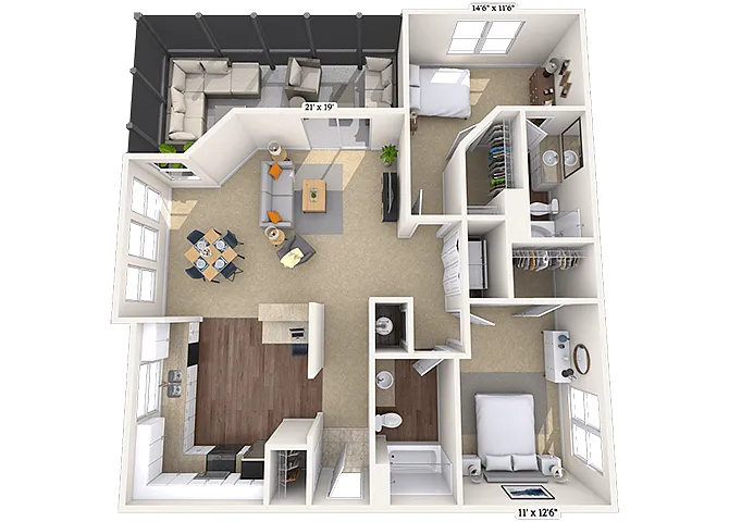 Floor plan Gaspirilla Light