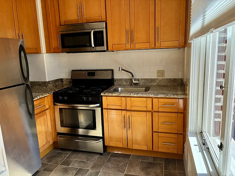 Updated kitchen with natural light