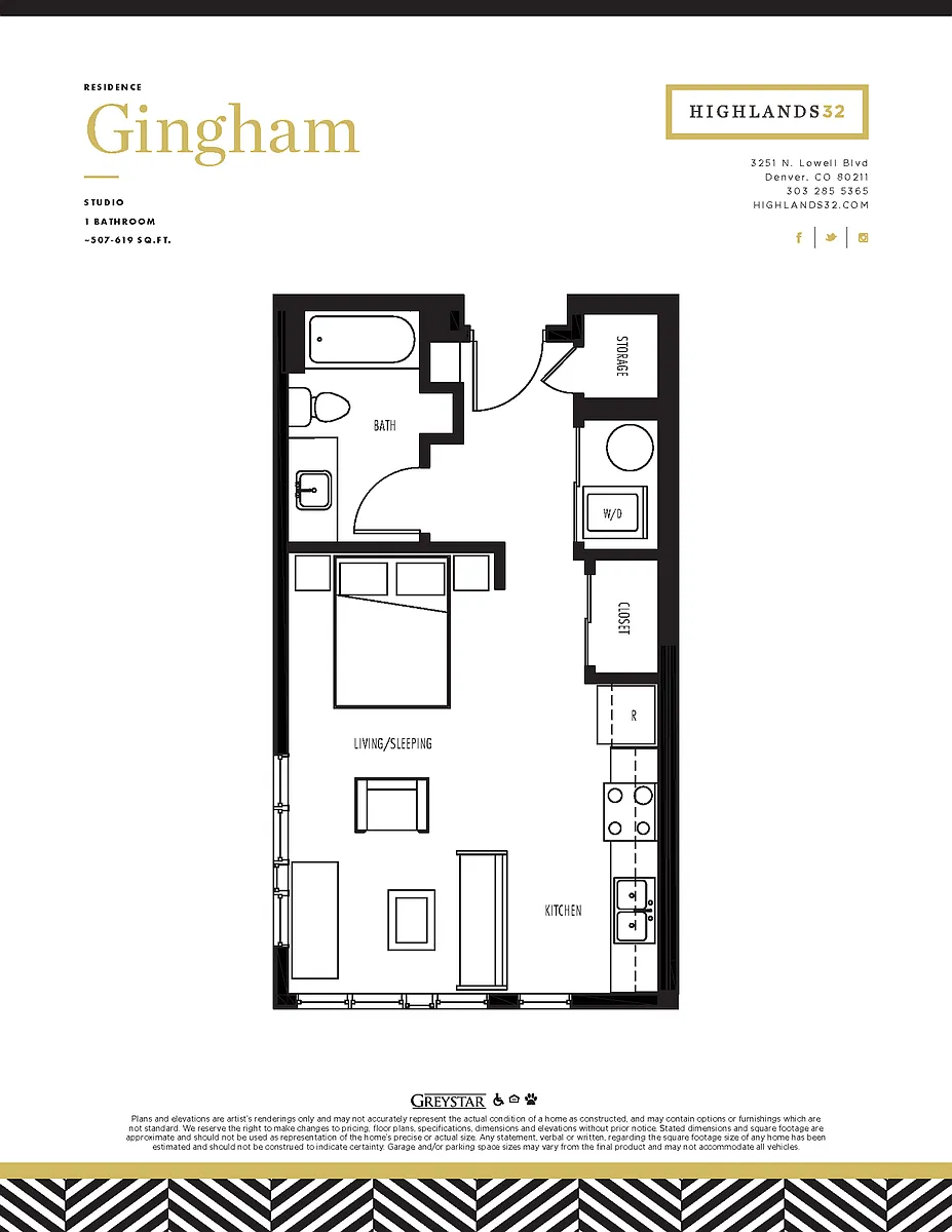 Floor plan Gingham