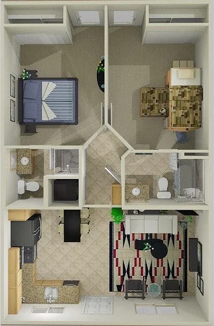 3D-floorplan
