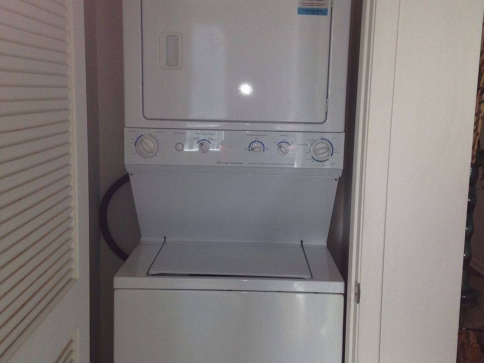 Washer and dryer in unit