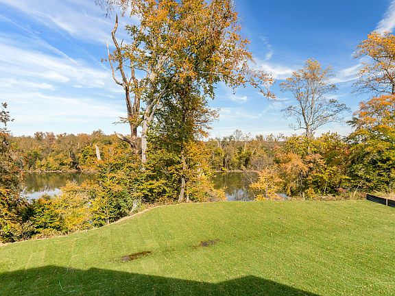 Backyard with water view