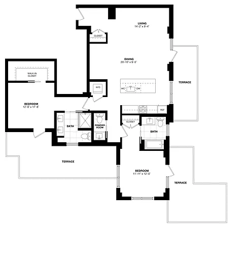 Floor plan Penthouse 3