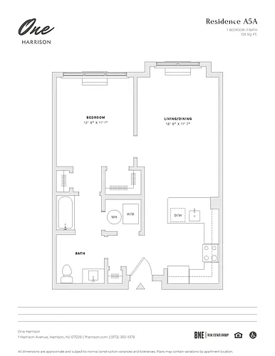 Floor plan Residence A5A