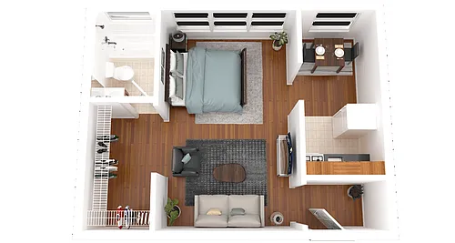 Floor plan Studio