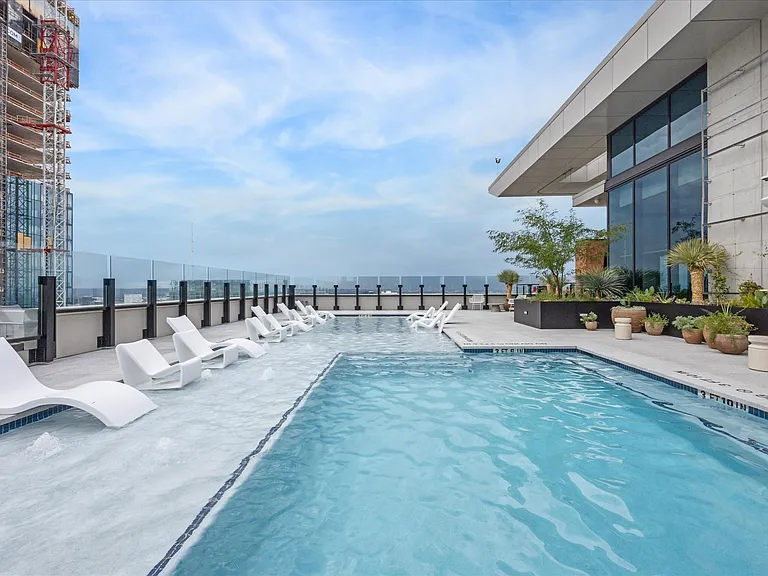 Rooftop pool