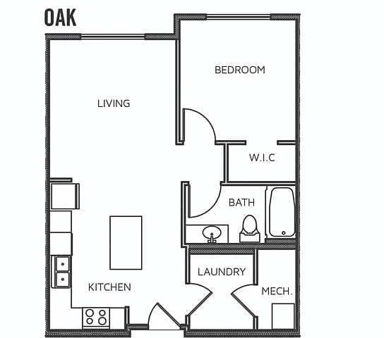 Floor plan Oak