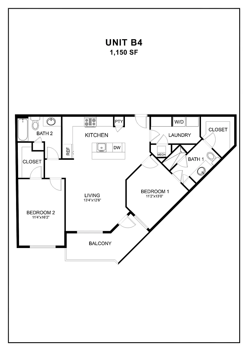 Floor plan B4