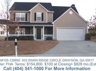 933 Swan Ridge Cir, Grayson, GA 30017