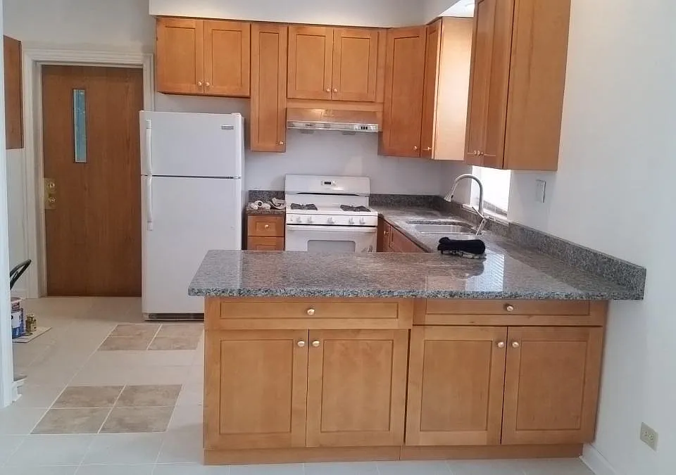 kitchen & rear door