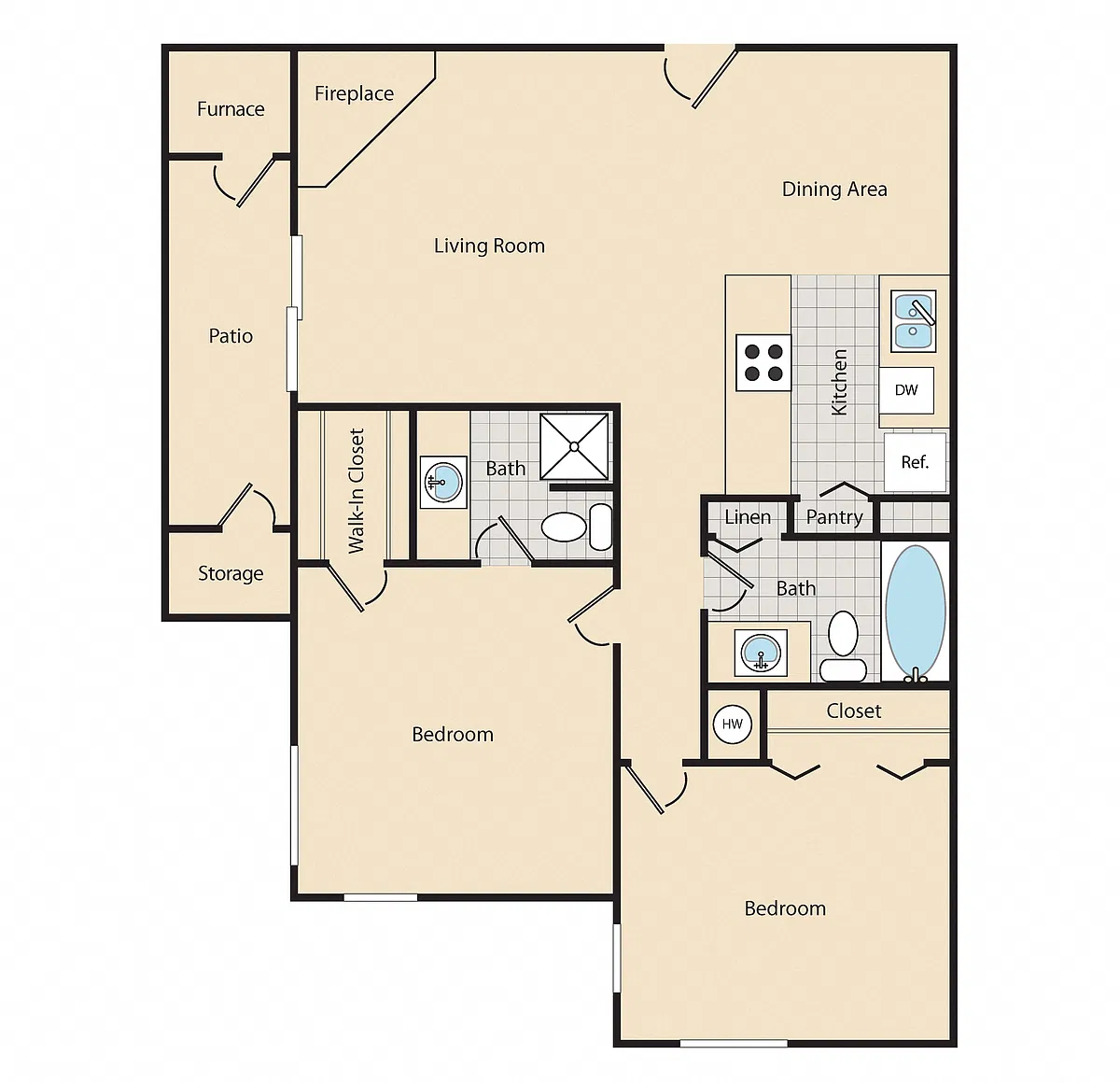 Floor plan The Concord