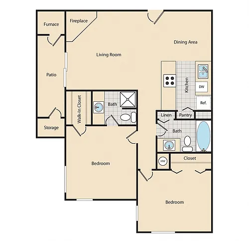 Floor plan The Concord