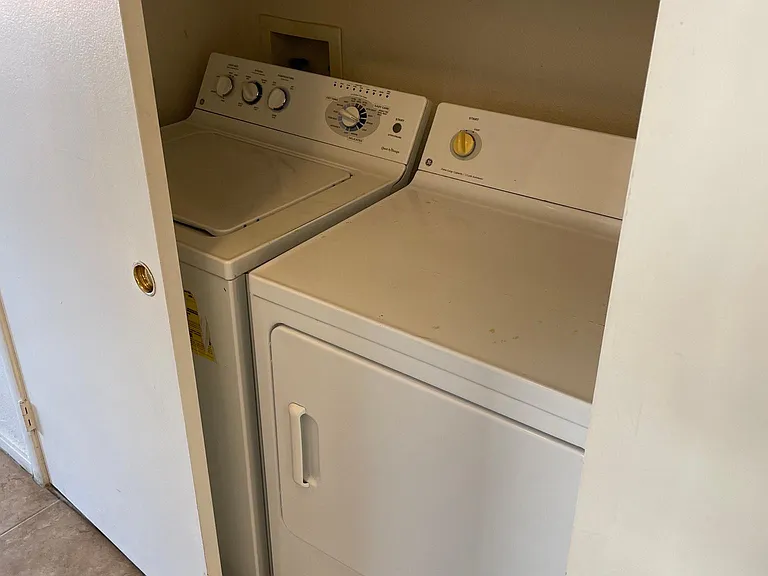 Washer , gas dryer included
