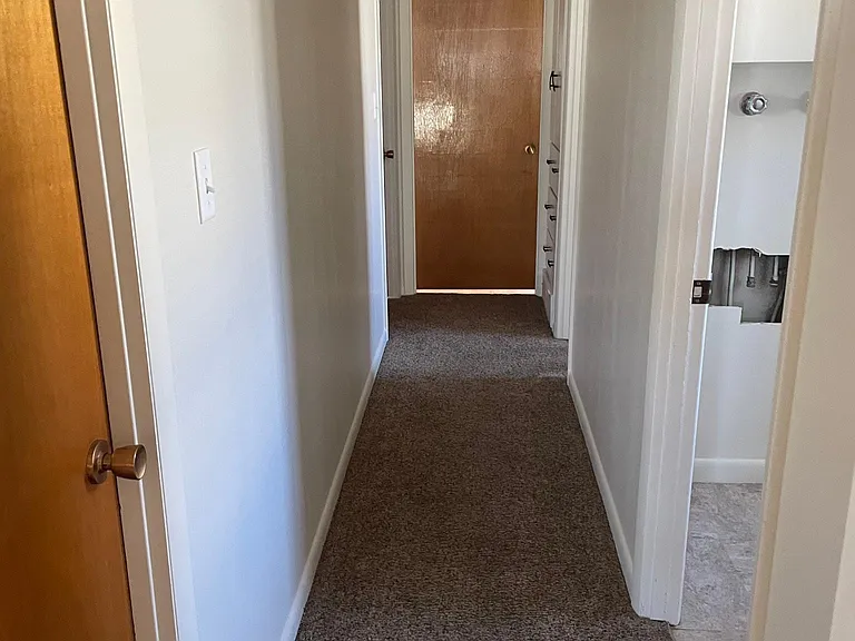 Hallway with built-ins