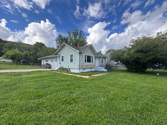 Front of house and yard