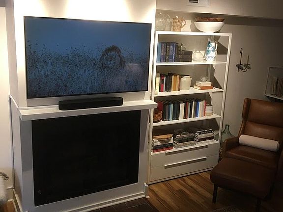 Living room - fireplace