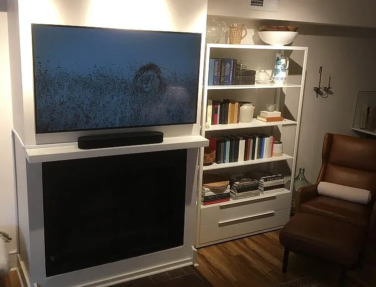 Living room - fireplace