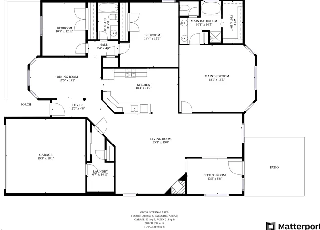 3 bed, 2.0 bath, 2088 sqft, $1,995 — Photo 3