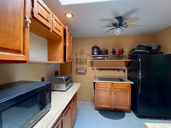 Private kitchen off laundry area