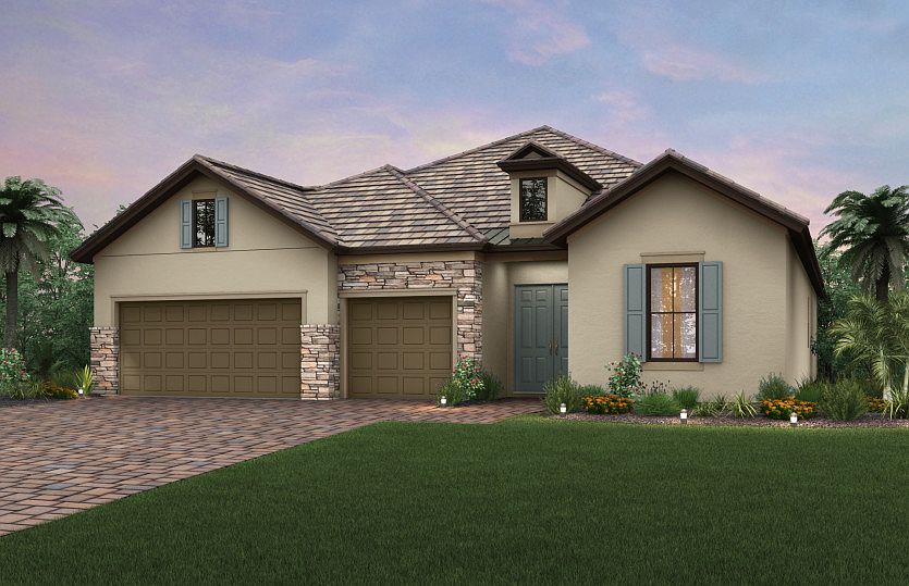Exterior LC2A with stone detail