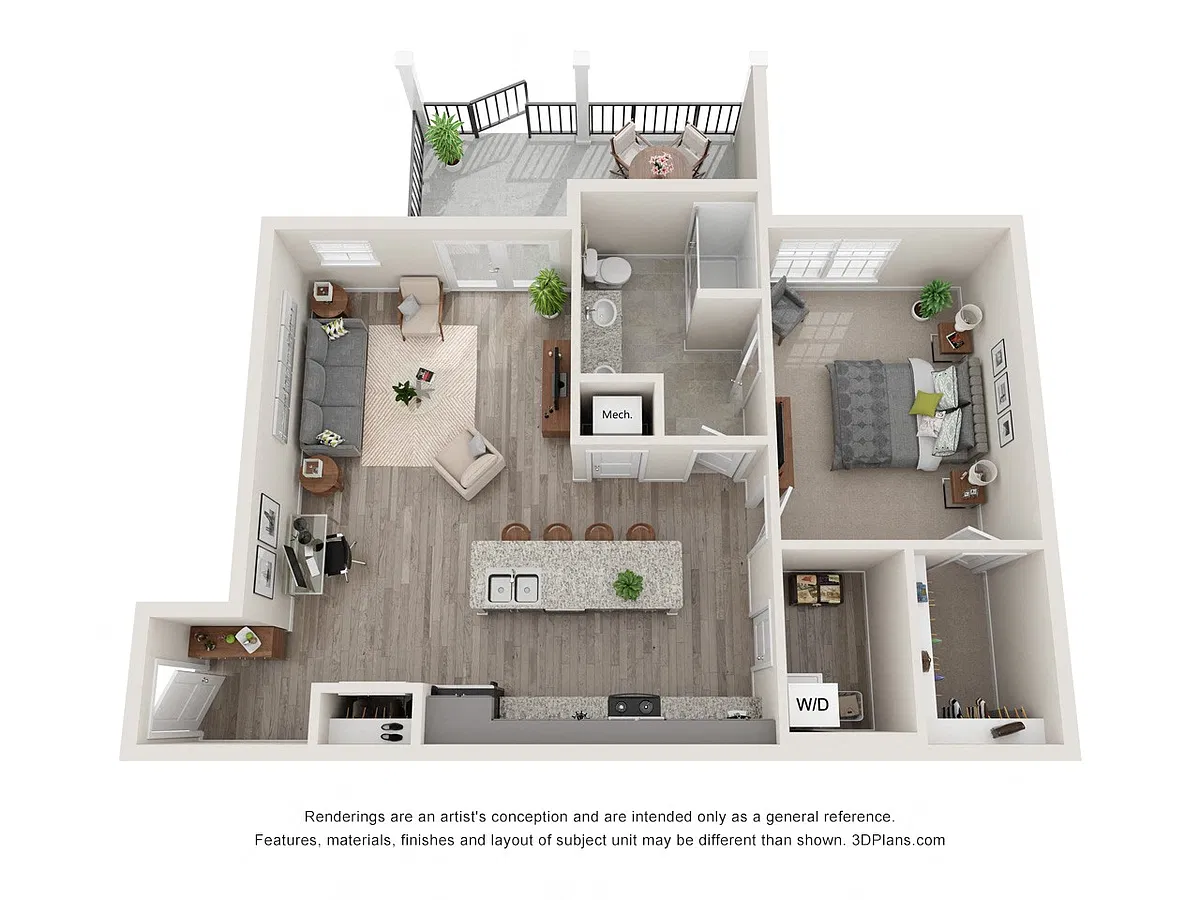 Floor plan Palms 1 & 2