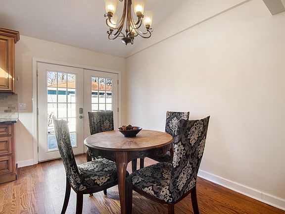 Dining Room with New French Doors