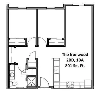 Floor plan The Ironwood