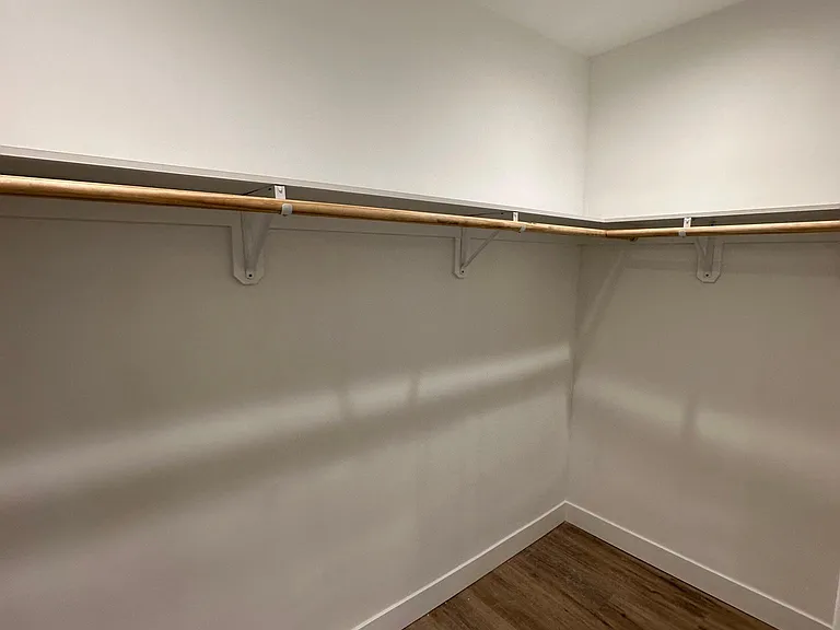 Master bedroom walk-in closet.