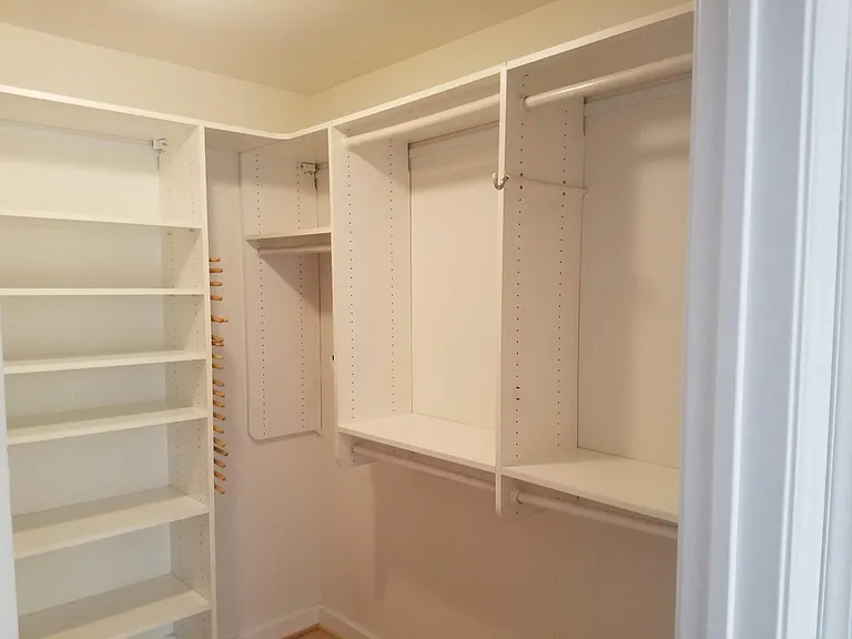 Master walk-in closet