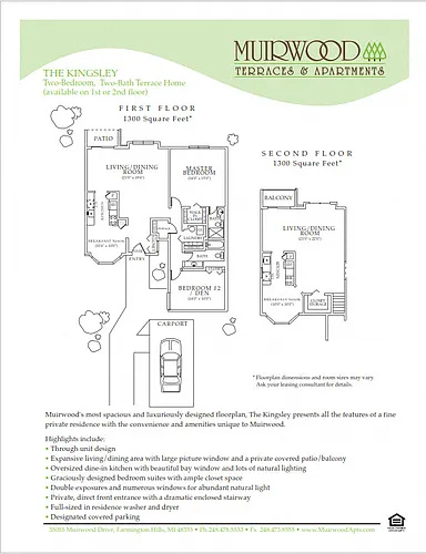 Floor plan The Kingsley