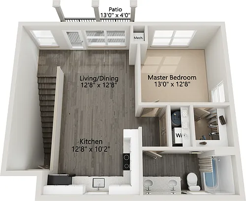 Floor plan A4 + Garage