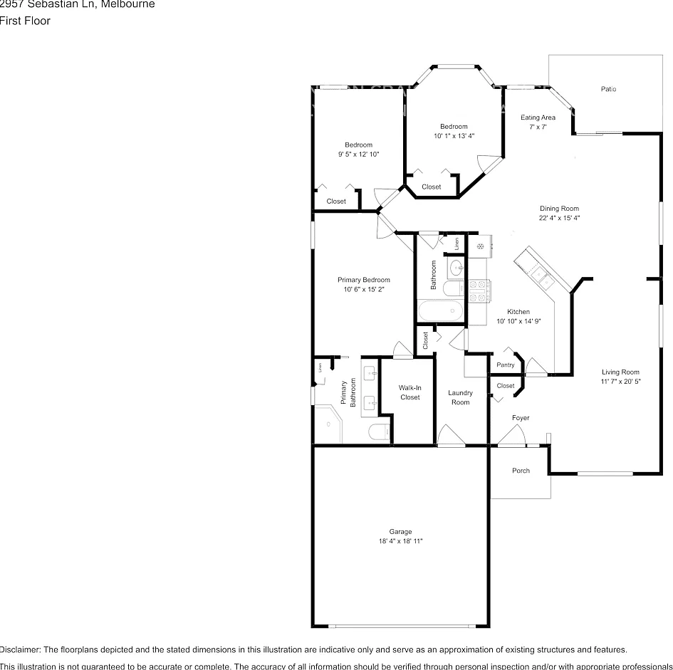 2957 Sebastian Ln Melbourne, FL 32935 — Photo 2