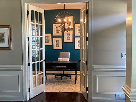 Office with French Doors