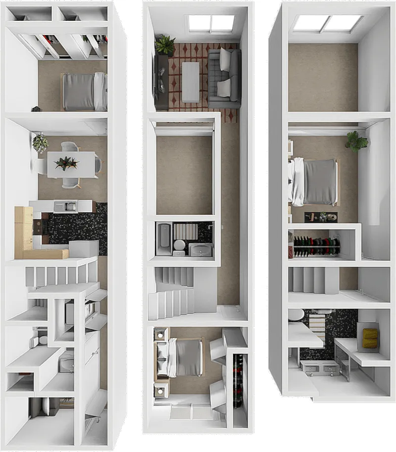 Floor plan Promenade Pad and Alma Mater