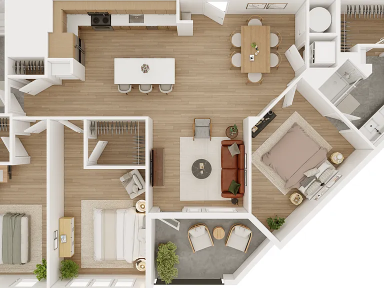 c3.1 floor plan Solis Dresden Village