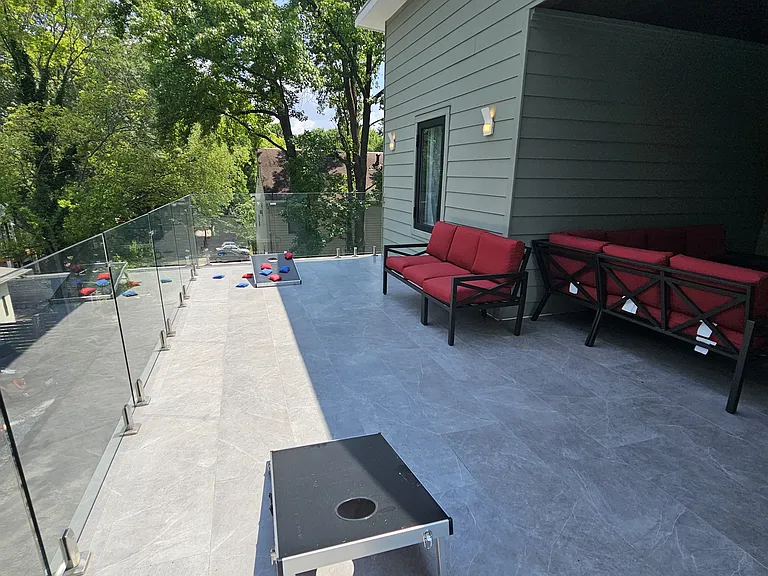 Rooftop patio