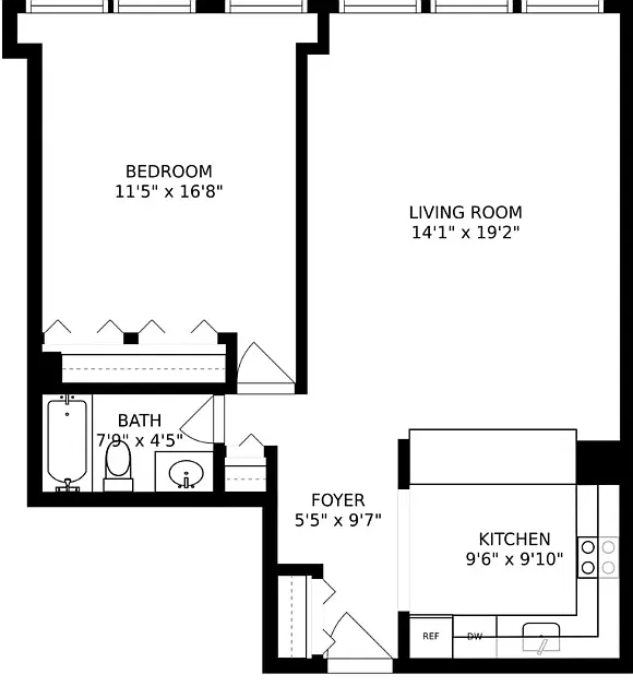 1 bed, 735 sqft, $2,700 — Photo 4